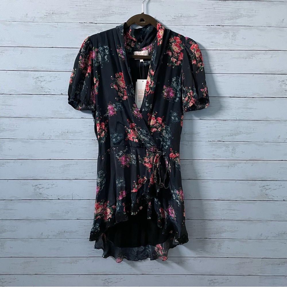 NWT Rococo Sand Floral Wrap Dress - Picture 5 of 13